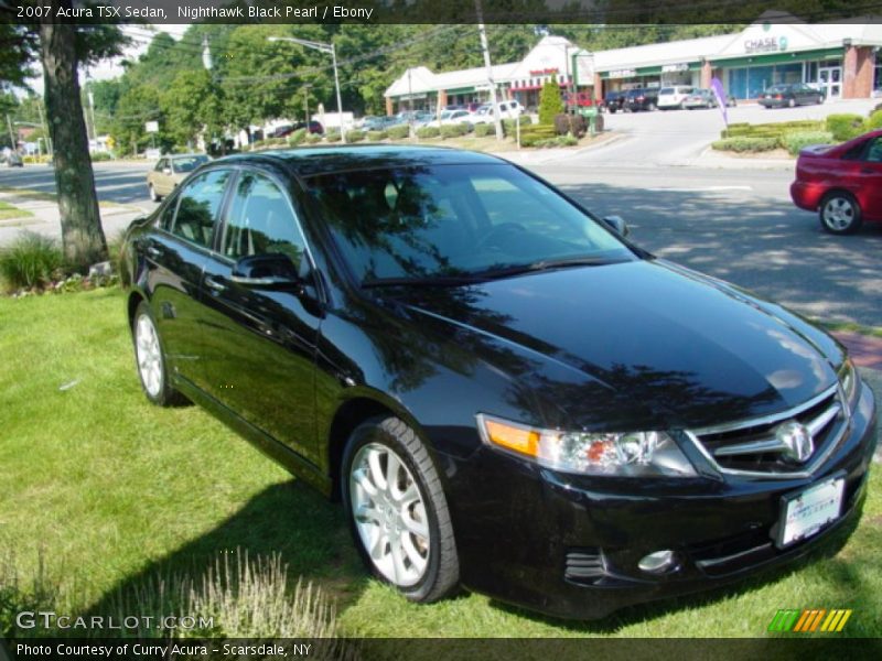 Nighthawk Black Pearl / Ebony 2007 Acura TSX Sedan