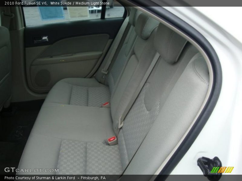 White Suede / Medium Light Stone 2010 Ford Fusion SE V6