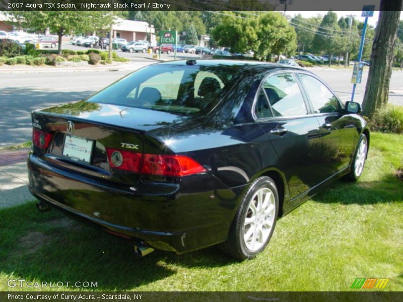 Nighthawk Black Pearl / Ebony 2007 Acura TSX Sedan