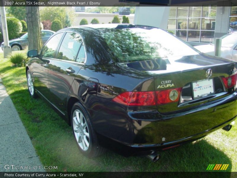 Nighthawk Black Pearl / Ebony 2007 Acura TSX Sedan