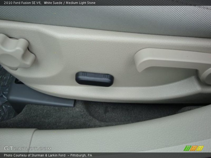 White Suede / Medium Light Stone 2010 Ford Fusion SE V6