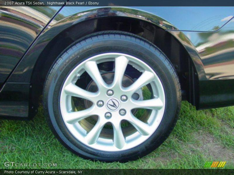Nighthawk Black Pearl / Ebony 2007 Acura TSX Sedan