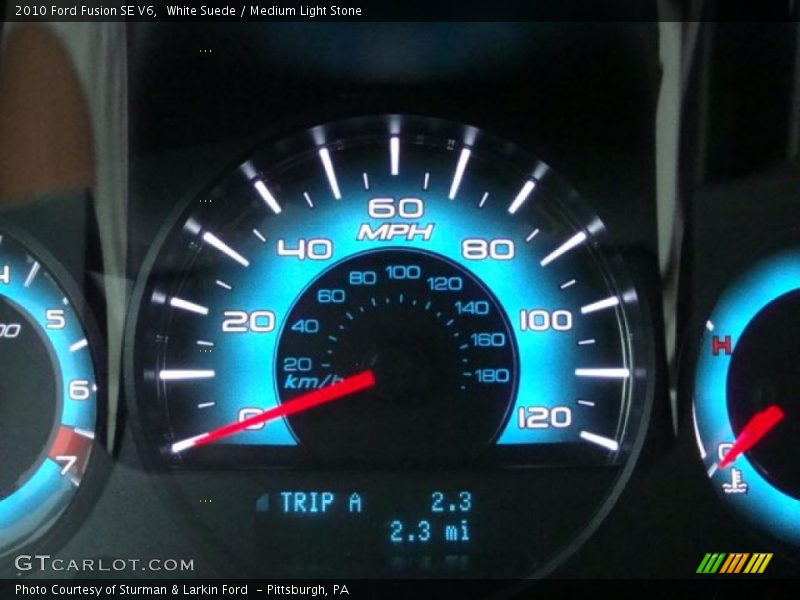 White Suede / Medium Light Stone 2010 Ford Fusion SE V6