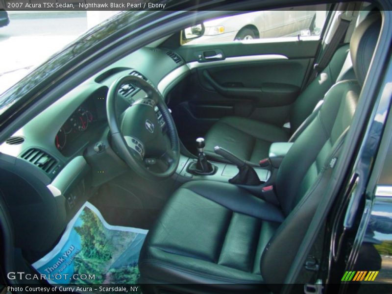 Nighthawk Black Pearl / Ebony 2007 Acura TSX Sedan