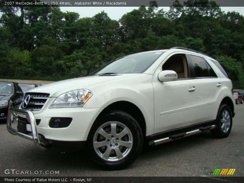 Alabaster White / Macadamia 2007 Mercedes-Benz ML 350 4Matic