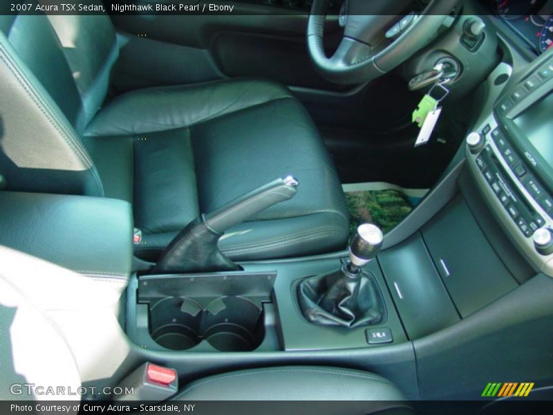 Nighthawk Black Pearl / Ebony 2007 Acura TSX Sedan