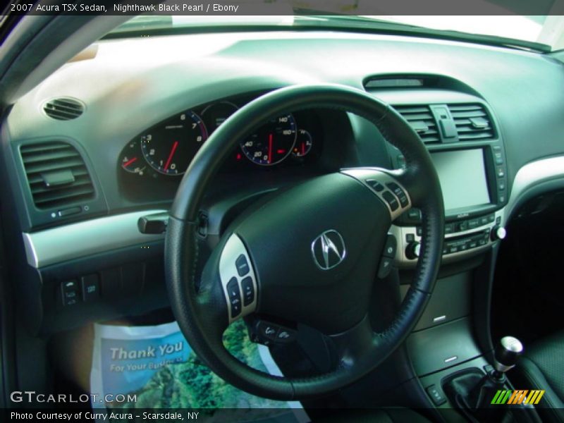 Nighthawk Black Pearl / Ebony 2007 Acura TSX Sedan