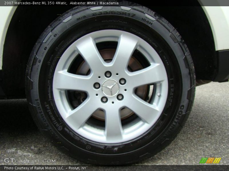 Alabaster White / Macadamia 2007 Mercedes-Benz ML 350 4Matic