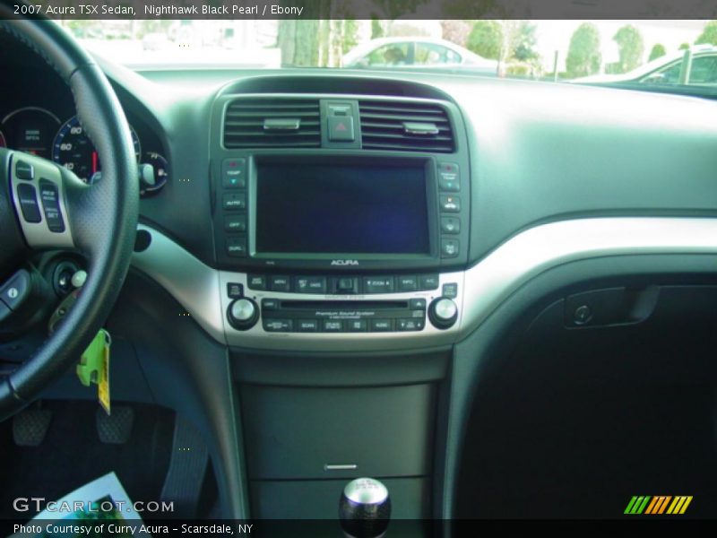 Nighthawk Black Pearl / Ebony 2007 Acura TSX Sedan