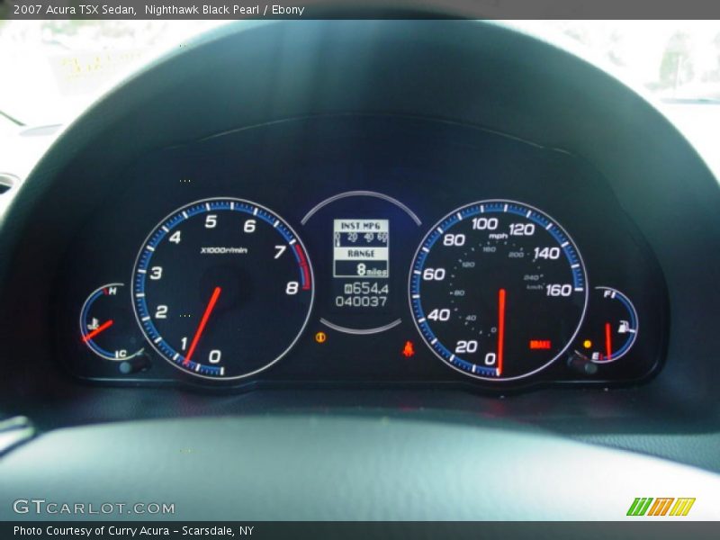 Nighthawk Black Pearl / Ebony 2007 Acura TSX Sedan