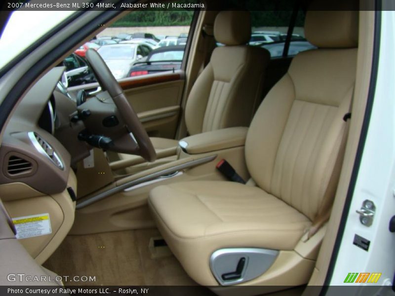 Alabaster White / Macadamia 2007 Mercedes-Benz ML 350 4Matic