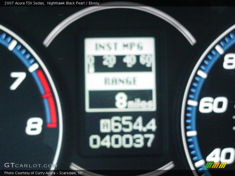 Nighthawk Black Pearl / Ebony 2007 Acura TSX Sedan