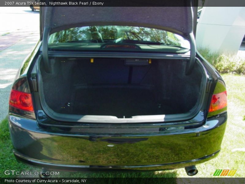 Nighthawk Black Pearl / Ebony 2007 Acura TSX Sedan