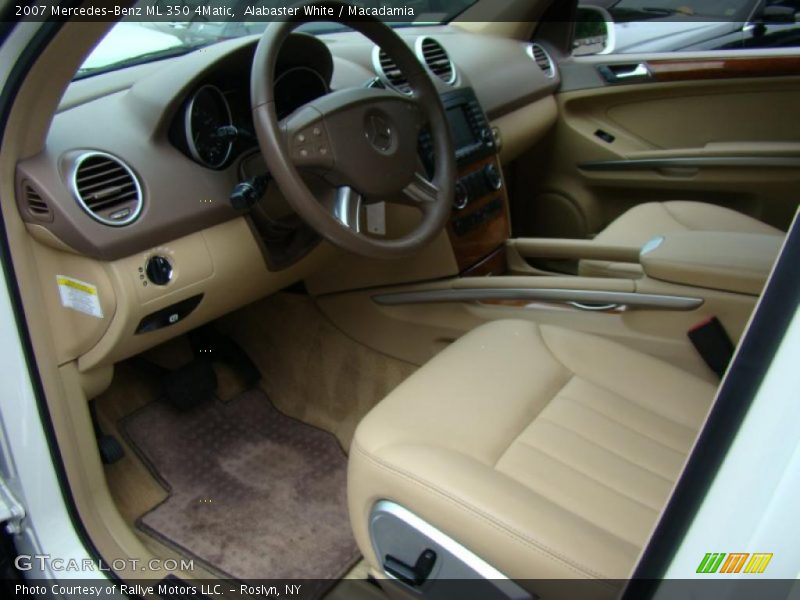 Alabaster White / Macadamia 2007 Mercedes-Benz ML 350 4Matic