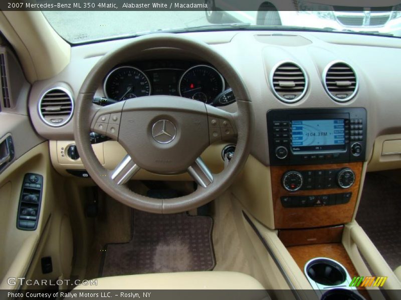 Alabaster White / Macadamia 2007 Mercedes-Benz ML 350 4Matic