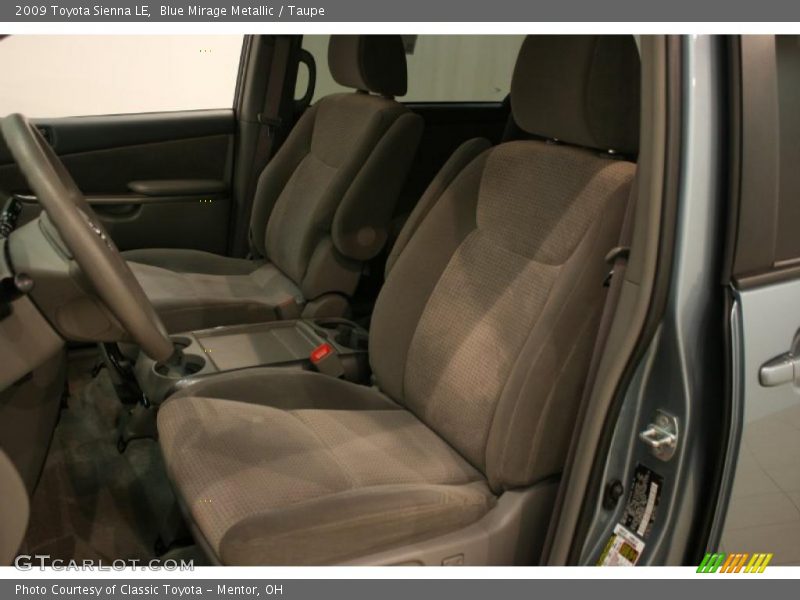 Blue Mirage Metallic / Taupe 2009 Toyota Sienna LE