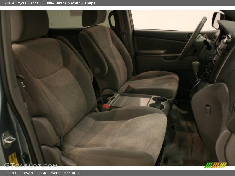 Blue Mirage Metallic / Taupe 2009 Toyota Sienna LE