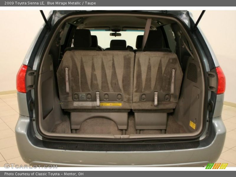 Blue Mirage Metallic / Taupe 2009 Toyota Sienna LE