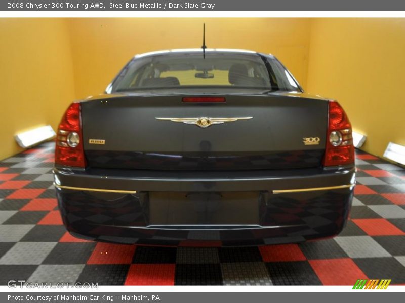 Steel Blue Metallic / Dark Slate Gray 2008 Chrysler 300 Touring AWD