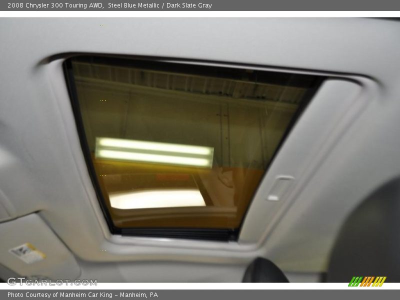 Steel Blue Metallic / Dark Slate Gray 2008 Chrysler 300 Touring AWD