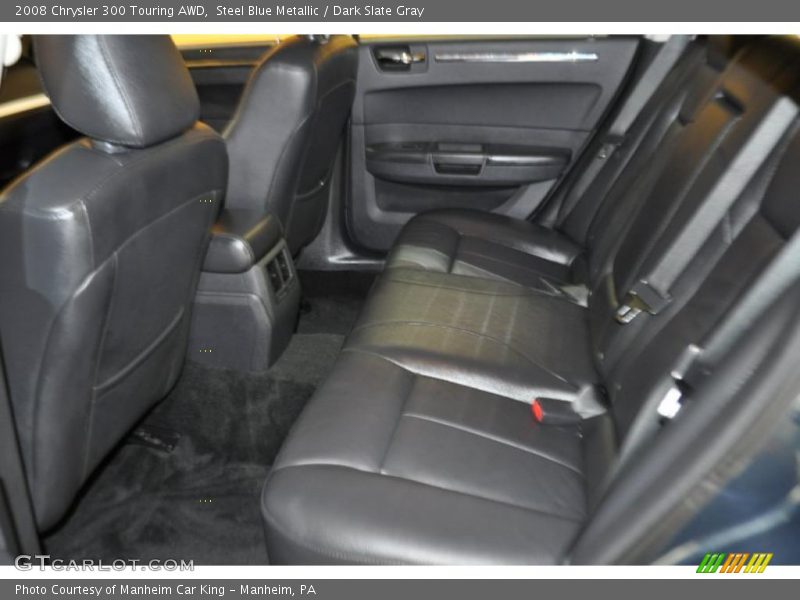 Steel Blue Metallic / Dark Slate Gray 2008 Chrysler 300 Touring AWD