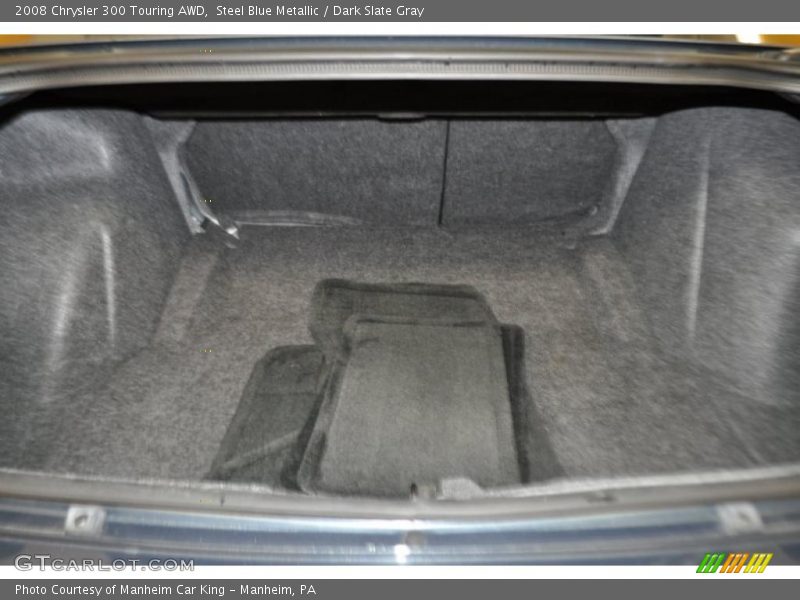 Steel Blue Metallic / Dark Slate Gray 2008 Chrysler 300 Touring AWD