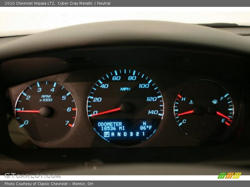 Cyber Gray Metallic / Neutral 2010 Chevrolet Impala LTZ