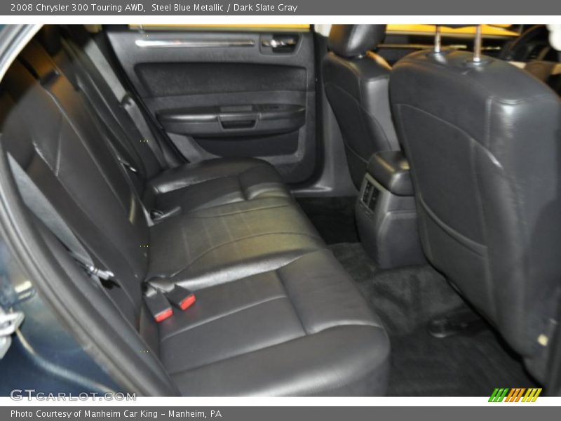 Steel Blue Metallic / Dark Slate Gray 2008 Chrysler 300 Touring AWD