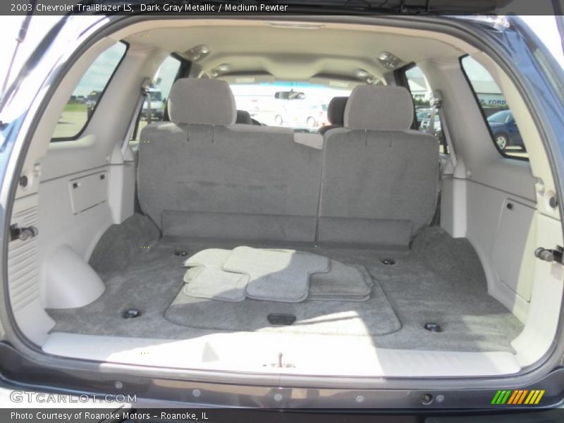 Dark Gray Metallic / Medium Pewter 2003 Chevrolet TrailBlazer LS