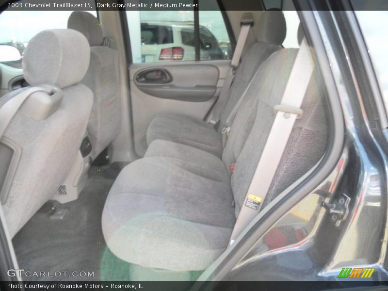 Dark Gray Metallic / Medium Pewter 2003 Chevrolet TrailBlazer LS