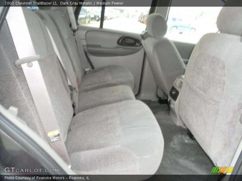 Dark Gray Metallic / Medium Pewter 2003 Chevrolet TrailBlazer LS
