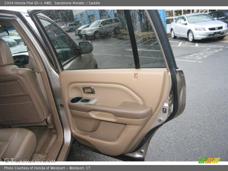 Sandstone Metallic / Saddle 2004 Honda Pilot EX-L 4WD