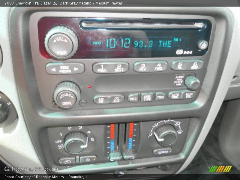 Dark Gray Metallic / Medium Pewter 2003 Chevrolet TrailBlazer LS