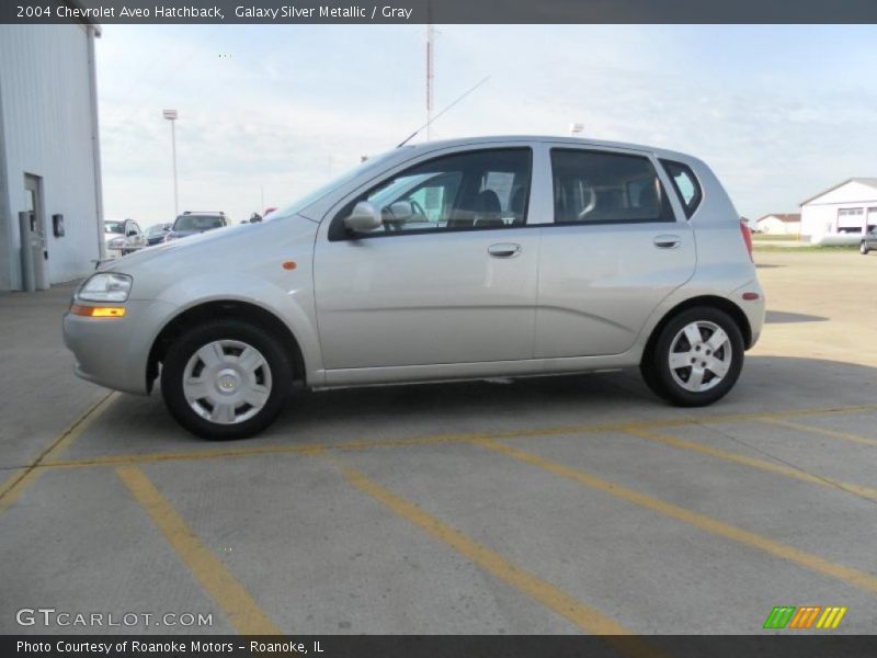 Galaxy Silver Metallic / Gray 2004 Chevrolet Aveo Hatchback