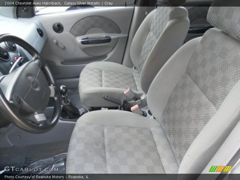 Galaxy Silver Metallic / Gray 2004 Chevrolet Aveo Hatchback