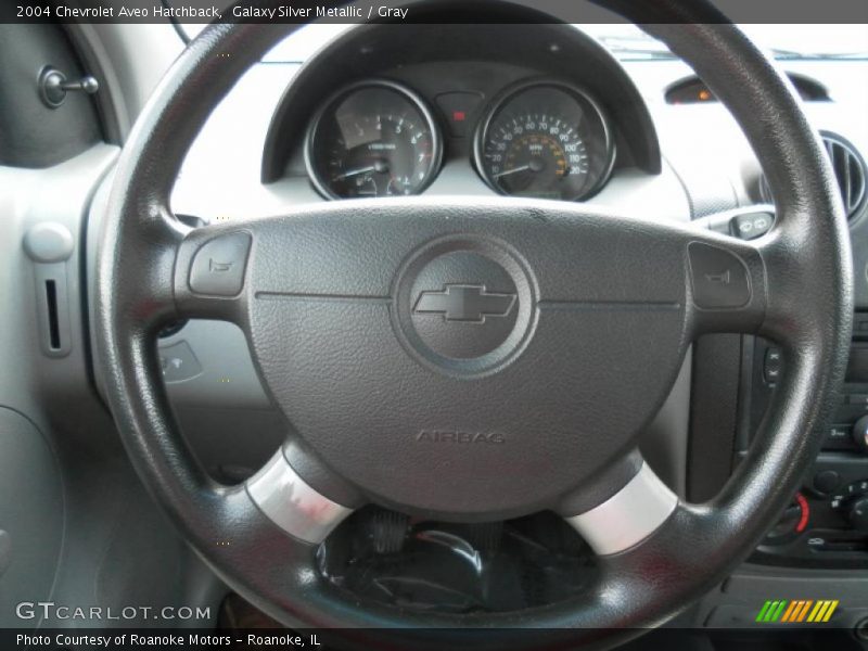 Galaxy Silver Metallic / Gray 2004 Chevrolet Aveo Hatchback