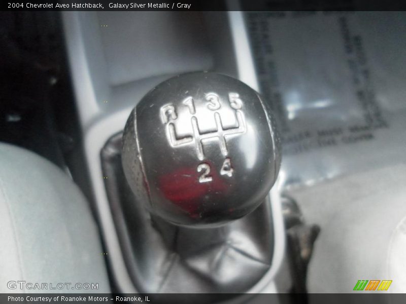 Galaxy Silver Metallic / Gray 2004 Chevrolet Aveo Hatchback