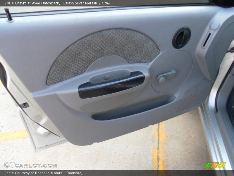 Galaxy Silver Metallic / Gray 2004 Chevrolet Aveo Hatchback