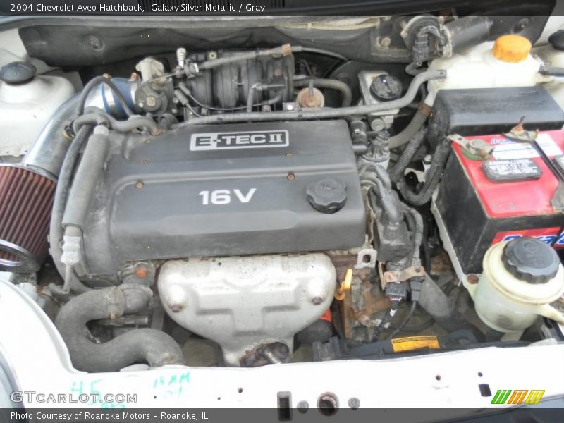 Galaxy Silver Metallic / Gray 2004 Chevrolet Aveo Hatchback