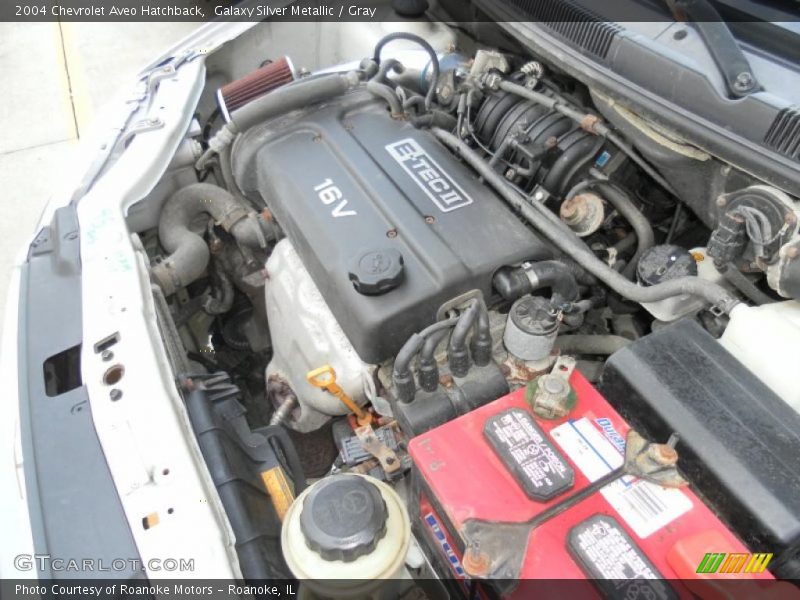 Galaxy Silver Metallic / Gray 2004 Chevrolet Aveo Hatchback