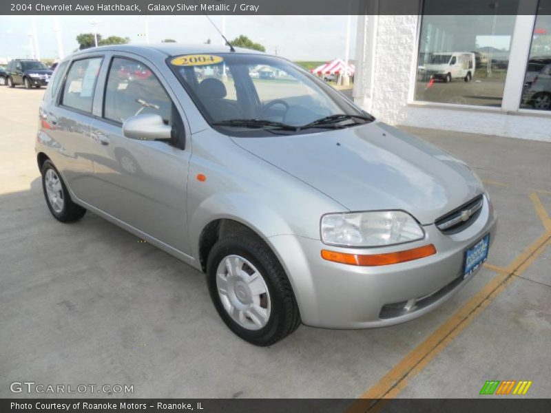 Galaxy Silver Metallic / Gray 2004 Chevrolet Aveo Hatchback