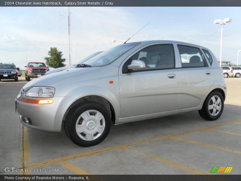 Galaxy Silver Metallic / Gray 2004 Chevrolet Aveo Hatchback