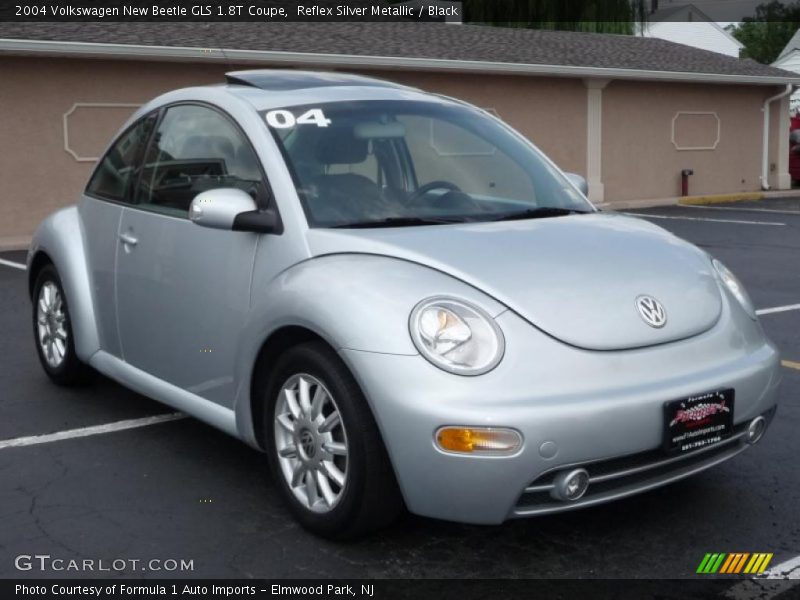 Reflex Silver Metallic / Black 2004 Volkswagen New Beetle GLS 1.8T Coupe