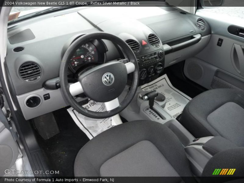 Reflex Silver Metallic / Black 2004 Volkswagen New Beetle GLS 1.8T Coupe