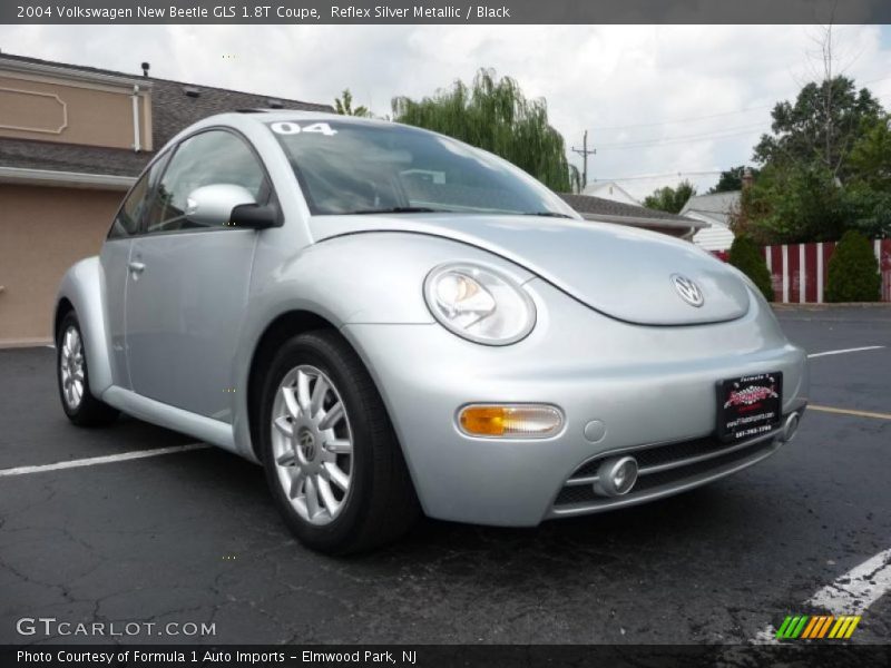 Reflex Silver Metallic / Black 2004 Volkswagen New Beetle GLS 1.8T Coupe