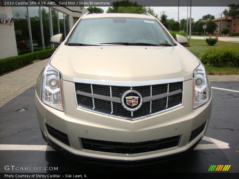 Gold Mist / Shale/Brownstone 2010 Cadillac SRX 4 V6 AWD