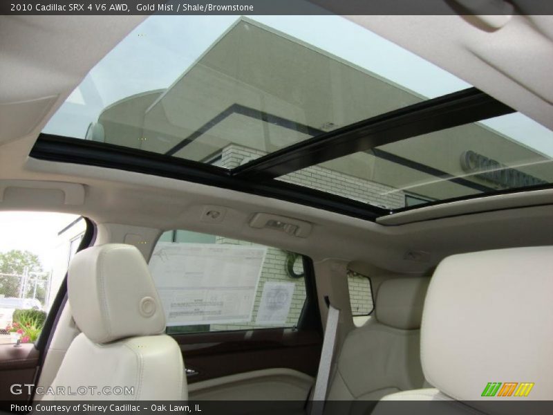 Gold Mist / Shale/Brownstone 2010 Cadillac SRX 4 V6 AWD