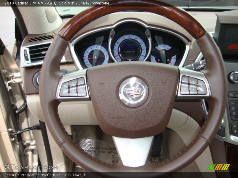 Gold Mist / Shale/Brownstone 2010 Cadillac SRX 4 V6 AWD