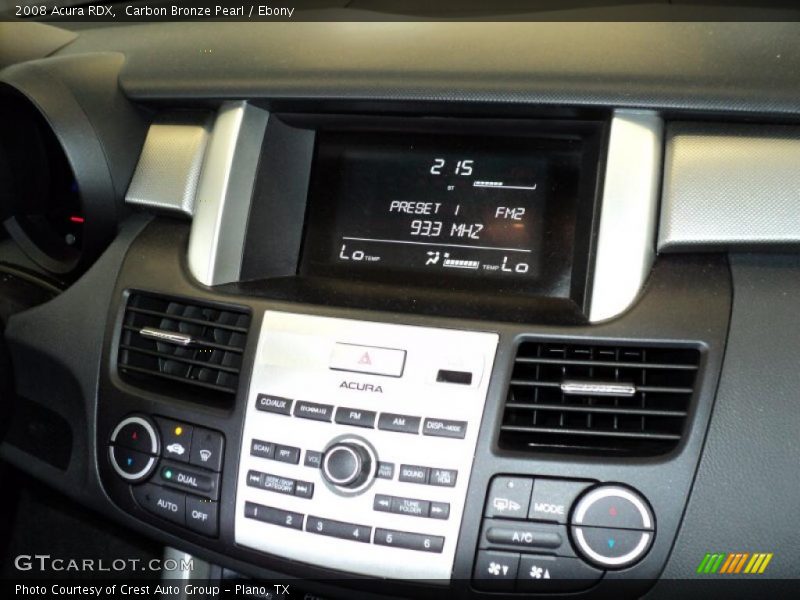 Carbon Bronze Pearl / Ebony 2008 Acura RDX