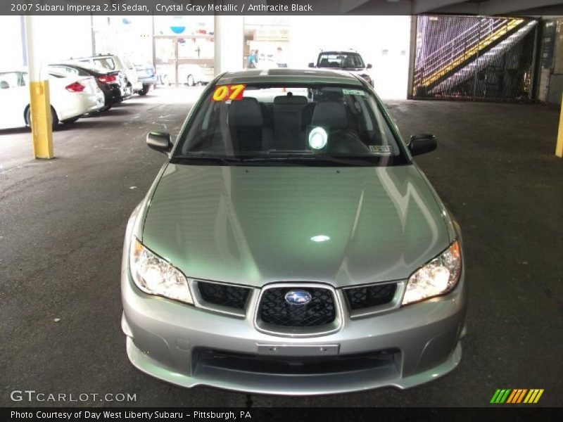 Crystal Gray Metallic / Anthracite Black 2007 Subaru Impreza 2.5i Sedan